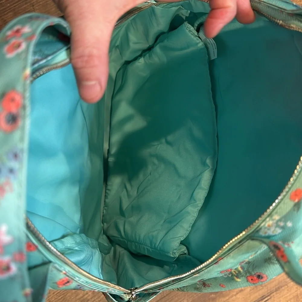 Green and Pink Floral Backpack No Boundaries‎ 16” NWT
